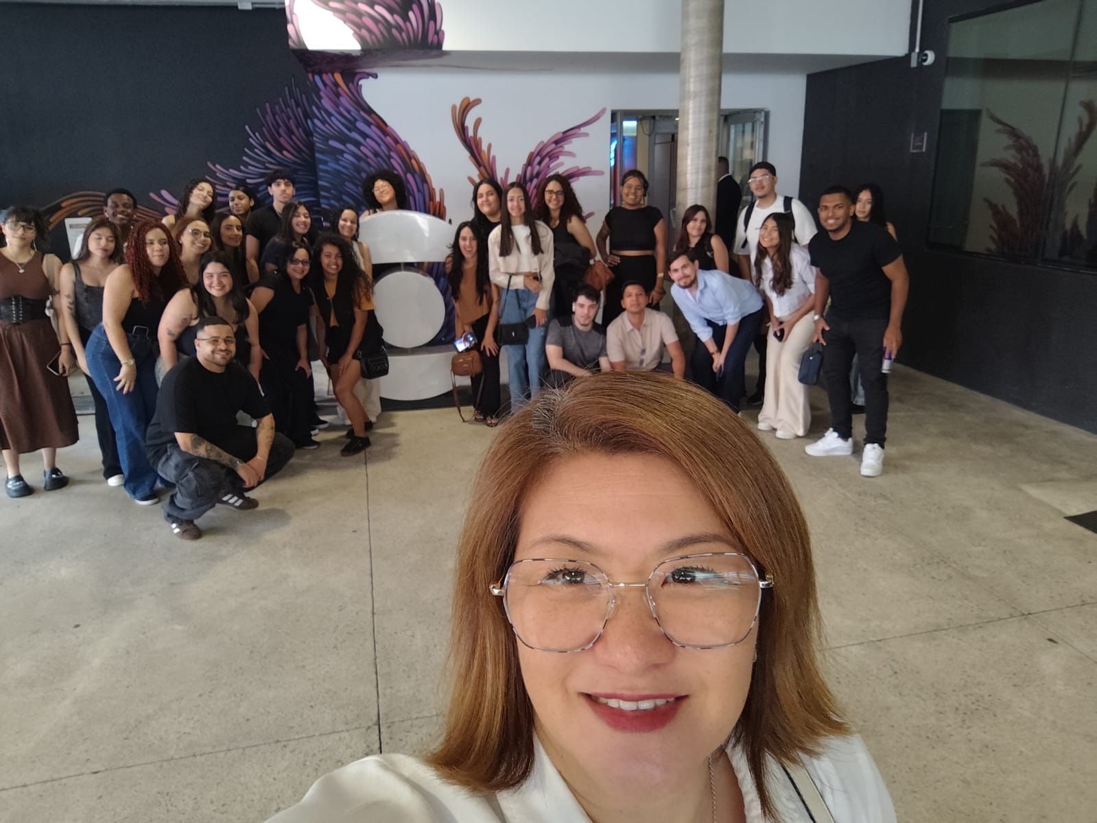 Alunos da UniFECAF nos estudio globo.jpg