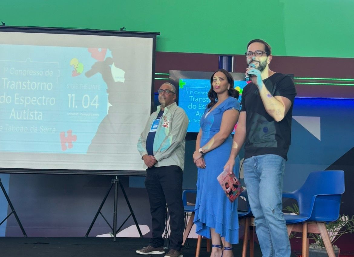 Marcel gama, ceo da unifecaf na palestra