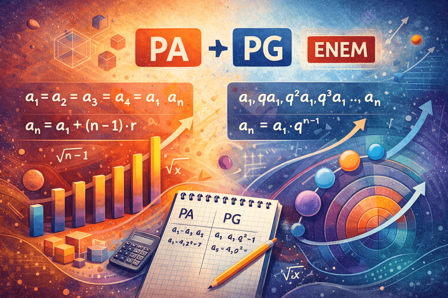 PA e PG para o ENEM: Domine e Gabarite Matemática!