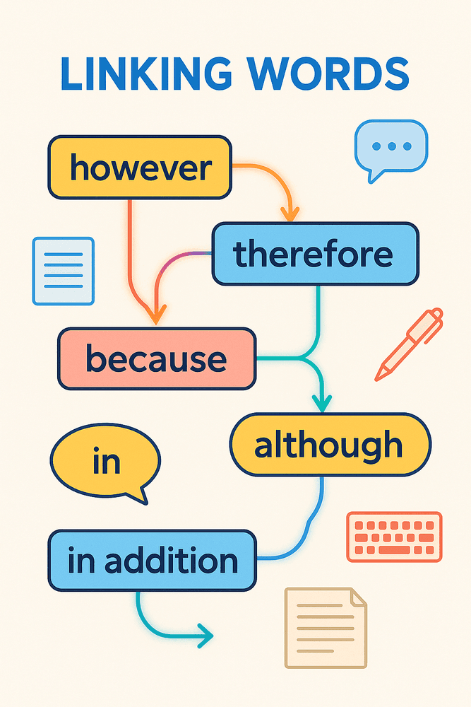Guia Prático de Linking Words com Exemplos